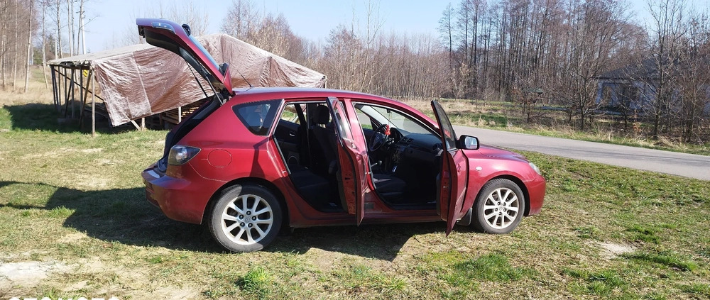 Mazda 3 cena 10300 przebieg: 195558, rok produkcji 2008 z Wągrowiec małe 79